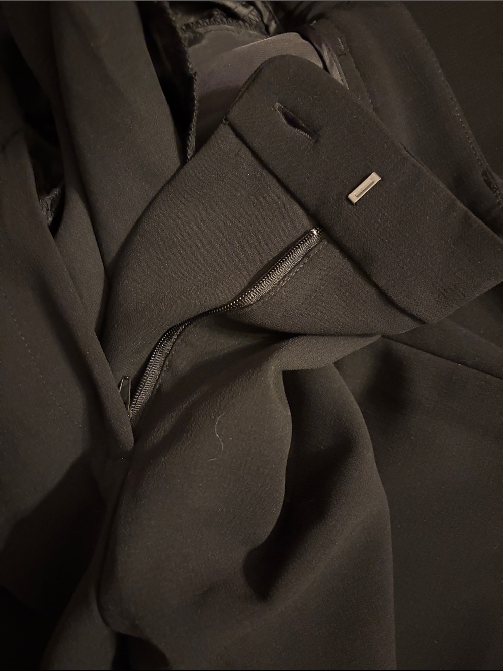 DKNY Black Pull-On Straight Leg Pants - Picture 6 of 11